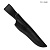 Ножны кожаные для ножа Эш (черные) - Компания «АиР»