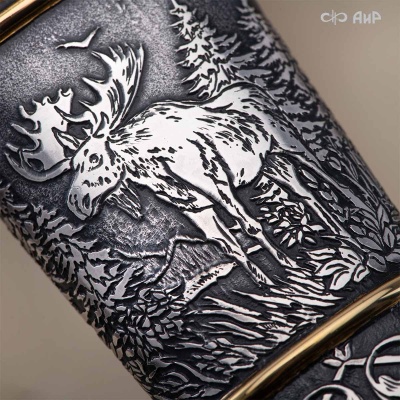 Гарнитур охотничий Великаны леса, с хиршфангером, Артикул: 39207 - Компания «АиР»