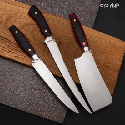 Набор Таймень (микарта, G10 черно-красный) - Компания «АиР»