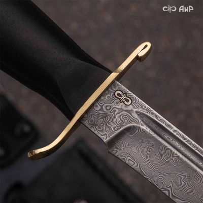 Финка-2 Вача (граб) дамасская сталь ZDI-1016 - Компания «АиР»