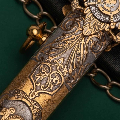 Кортик Генеральский, цельнометаллические ножны, Артикул: 39175 - Компания «АиР»