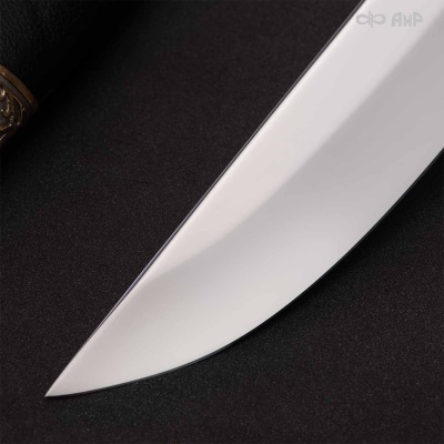 Нож Лиса с сюжетом Утиная охота, комбинированные ножны, Артикул: 38907 - Компания «АиР»