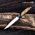 Заноза (стабилизированный каштан, ЗлаТи (ZlaTi), клиновая срезка, ножны люкс) - Компания «АиР»