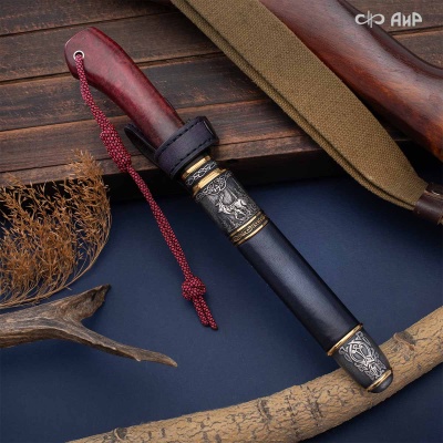 Гарнитур охотничий Царская охота, с хиршфангером, Артикул: 39191 - Компания «АиР»