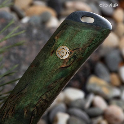 Снегирь (стабилизированная карельская береза зеленая) - Компания «АиР»