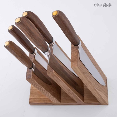 Магнитный держатель для ножей Тройка (дуб) - Компания «АиР»