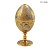 Яйцо сувенирное с фианитом аква, Артикул: 5079 - Компания «АиР»