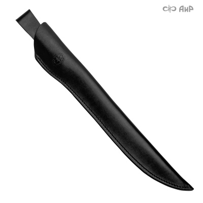 Ножны кожаные для ножа Боярин ЦМ (черные) - Компания «АиР»