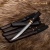  Нож Айкути, дамасская сталь ZDI-1016 (граб, фути и хабаки мокуме гане), Артикул: 36533 - Компания «АиР»