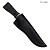 Ножны кожаные для ножа Скинер (черные) - Компания «АиР»