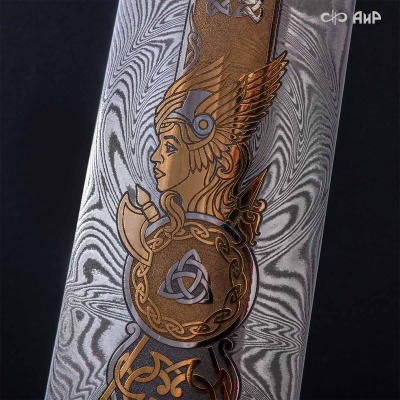 Рожок для обуви Северное наследие, дамасская сталь ZDI-1016, Артикул: 39308 - Компания «АиР»