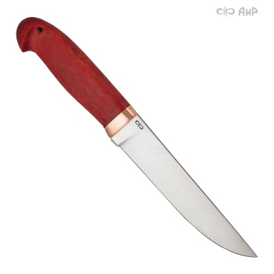 Сапсан (стабилизированная карельская береза зеленая, фибра, медь) - Компания «АиР»