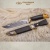 Нож Арсенальный люкс с сюжетом Волчья стая, комбинированные ножны - Компания «АиР»