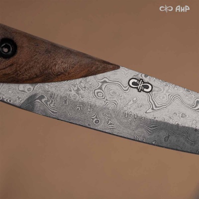 Набор стейковых ножей ЦМ (орех) дамасская сталь ZDI-1016 - Компания «АиР»