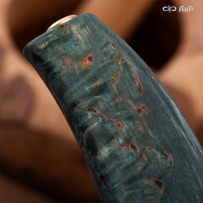 Набор Поварской-3 (стабилизированная карельская береза зеленая, мокуме гане 3 мм) - Компания «АиР»