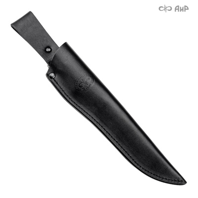 Ножны кожаные для ножа Сапсан (черные) - Компания «АиР»