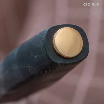 Набор Поварской-3 (стабилизированная карельская береза зеленая, мокуме гане 3 мм) - Компания «АиР»