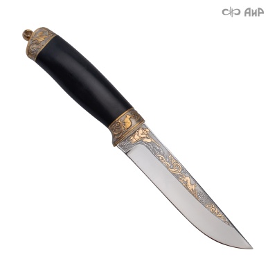 Нож Лиса с сюжетом Охотник и заяц, Артикул: 39296 - Компания «АиР»