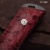 Снегирь (стабилизированная карельская береза красная) дамасская сталь ZD-0803 - Компания «АиР»