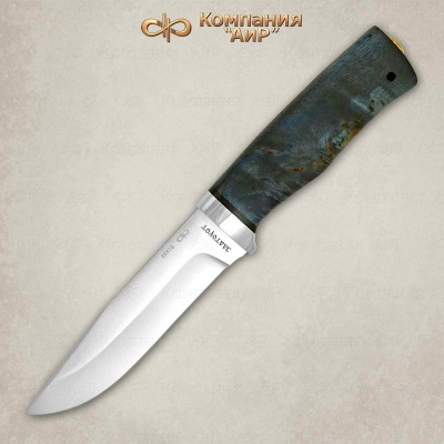 Турист (стабилизированная карельская береза, лазурная) - Компания «АиР»