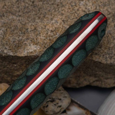 Пескарь ЦМ (микарта темно-зеленая с красной подложкой, каменный век) - Компания «АиР»