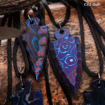  Подвеска Каменный век, титановый дамаск ЗлаТи (ZlaTi), Артикул: AF0000022688 - Компания «АиР»