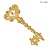 Ключ сувенирный с цирконами, Артикул: 1032 - Компания «АиР»