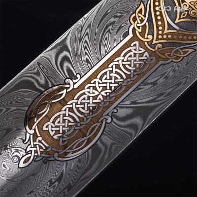 Рожок для обуви Северное наследие, дамасская сталь ZDI-1016, Артикул: 39308 - Компания «АиР»