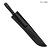 Ножны кожаные для ножа Засапожный (черные) - Компания «АиР»