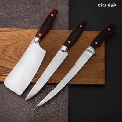 Набор Таймень (микарта, G10 черно-красный) - Компания «АиР»