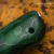 Лиса (композит с алюминием "соты" зеленый, мокуме гане) дамасская сталь ZDI-1016, узор дикий  - Компания «АиР»