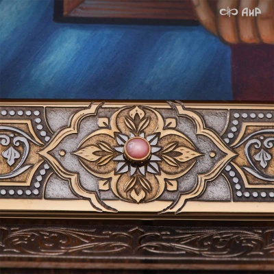 Икона в окладе Господь Вседержитель, Артикул: 39081 - Компания «АиР»