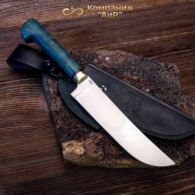 Пчак (стабилизированная карельская береза лазурная, латунь) - Компания «АиР»