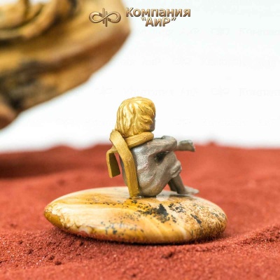 Сувенир "Маленький принц" на камне (пейзажная яшма) - Компания «АиР»