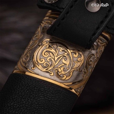 Нож Бекас с сюжетом Семейство лесных кабанов, комбинированные ножны, Артикул: 38938 - Компания «АиР»