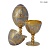Яйцо сувенирное с желтым фианитом, Артикул: 1672 - Компания «АиР»