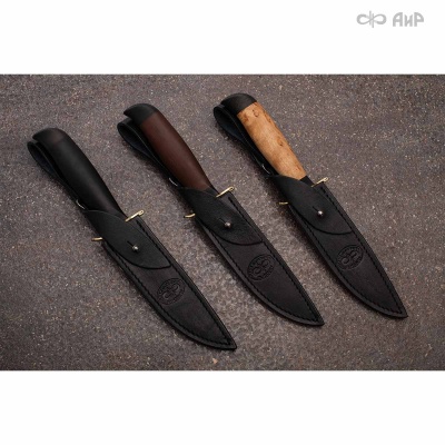 Финка-2 Вача (орех) дамасская сталь ZDI-1016 - Компания «АиР»