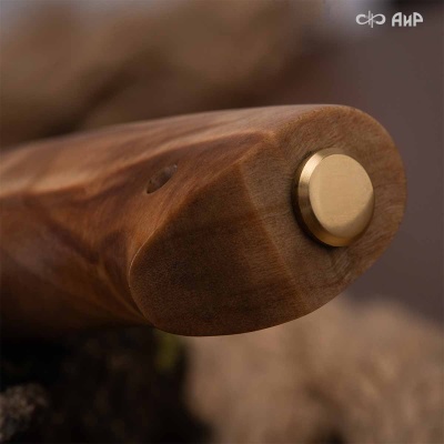Пилигрим (стабилизированный тополь натуральный) дамасская сталь ZDI-1016 - Компания «АиР»
