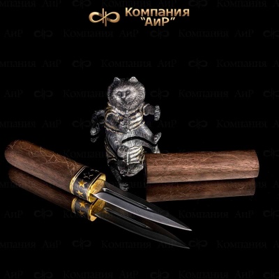 Композиция Пират Воробей с сигарой, дамасская сталь ZDI-1016 - Компания «АиР»