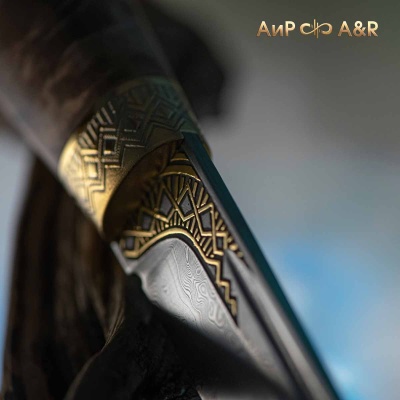 Нож Финка Лаппи с сюжетом Северные узоры, Артикул: 37222 - Компания «АиР»