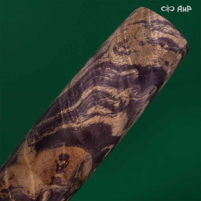 Селигер (стабилизированный кап клена фиолетовый) дамасская сталь ZDI-1016 - Компания «АиР»