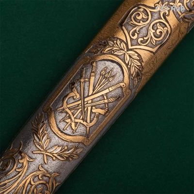 Кортик Генеральский, цельнометаллические ножны, Артикул: 39175 - Компания «АиР»