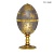 Яйцо сувенирное Амур с белым фианитом, Артикул: 22021 - Компания «АиР»