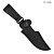 Ножны кожаные для ножа Хазар (черные) - Компания «АиР»