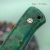Стриж (стабилизированный кап тополя зеленый, фибра, мозаичные пины) дамасская сталь ZDI-1016, узор "ступени" - Компания «АиР»