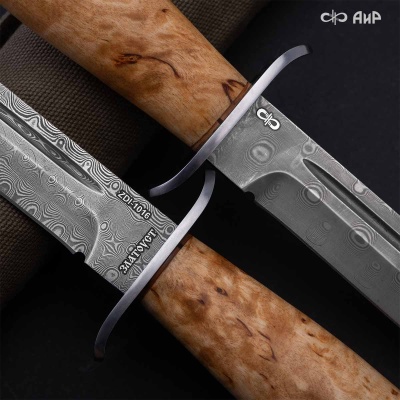 Финка-2 (карельская береза) дамасская сталь ZDI-1016  - Компания «АиР»